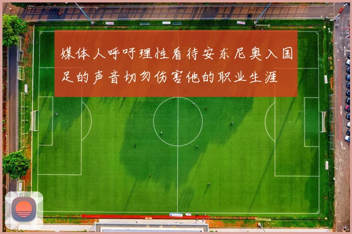 媒体人呼吁理性看待安东尼奥入国足的声音切勿伤害他的职业生涯